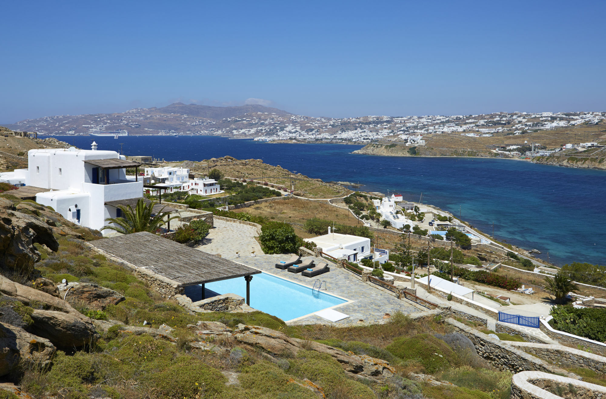Villa Thermes Mykonos Luxury Agios Ioannis Diakoftis